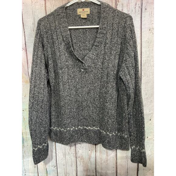 Vintage Woolrich V Neck Sweater Size Large - Picture 9 of 9